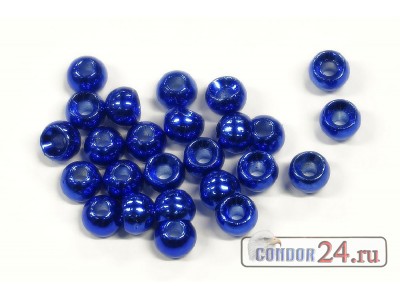 Вольфрамовые шарики D 4,6 мм., цвет синий, уп. 25 шт.